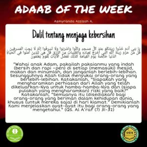 Adab Menjaga Kebersihan